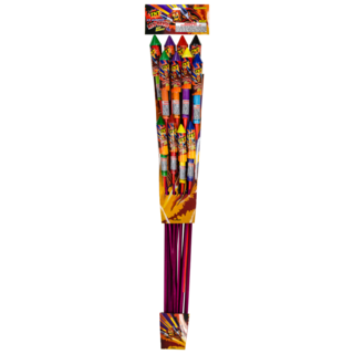 Firework Rockets & Missiles Red Devil® 12 Assorted Rockets